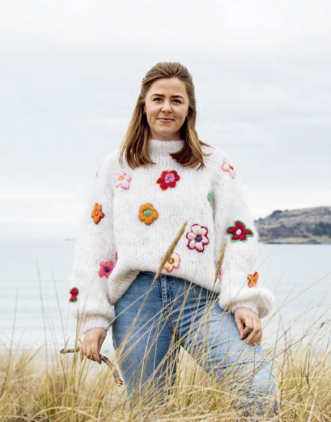 Embroidered Knits by Diana Loug