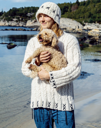 Embroidered Knits by Diana Loug