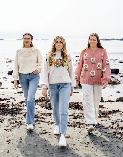 Embroidered Knits by Diana Loug