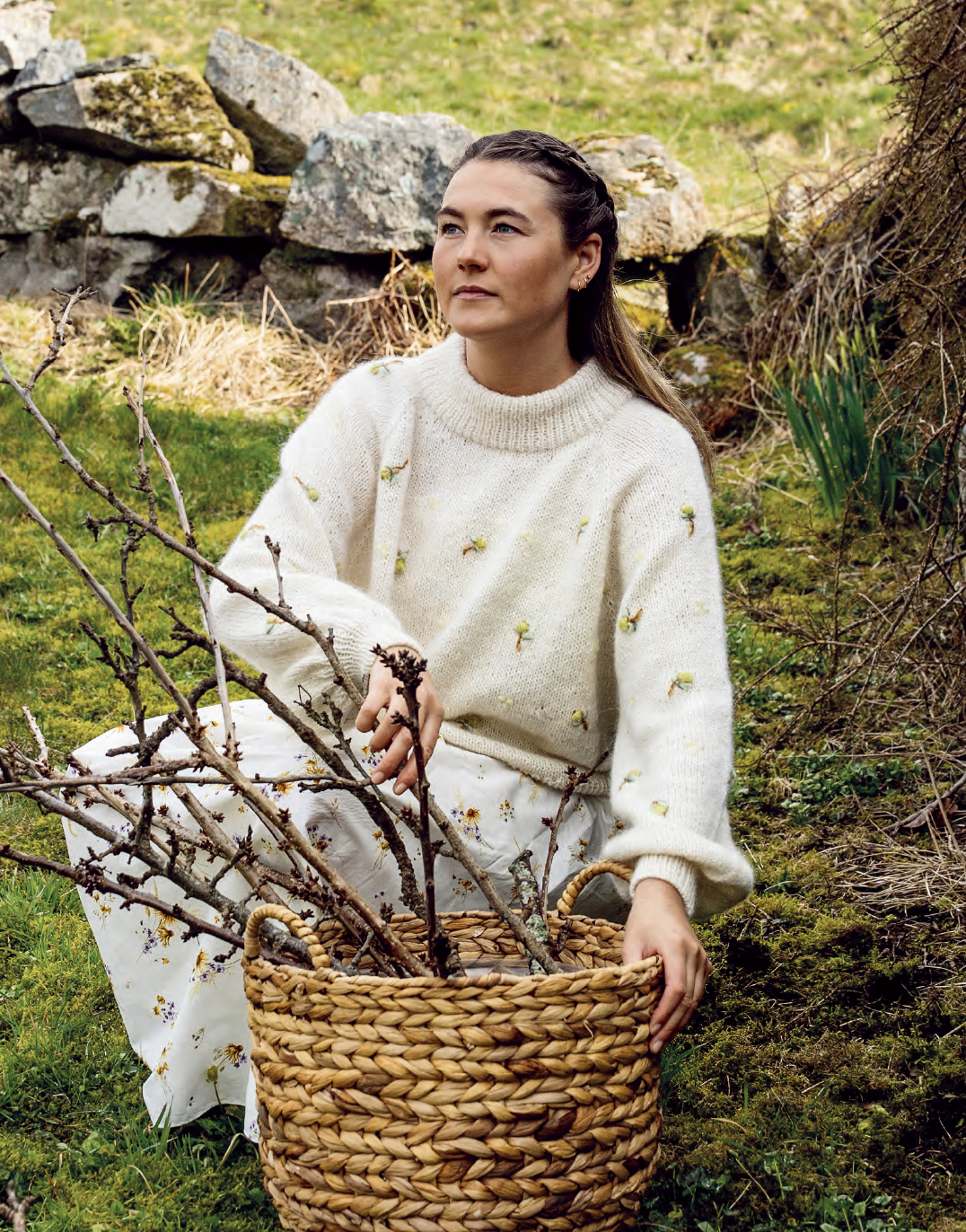 Embroidered Knits by Diana Loug