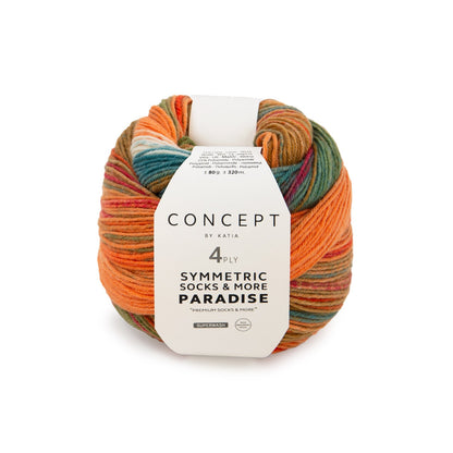 Katia Concept Symmetric Socks & More Paradise