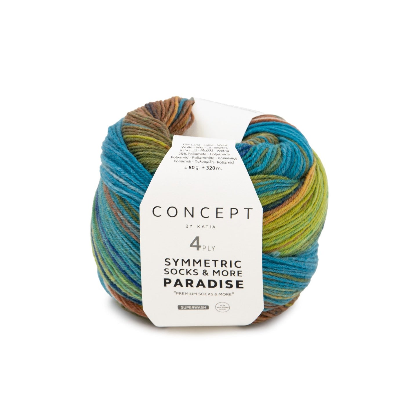 Katia Concept Symmetric Socks & More Paradise