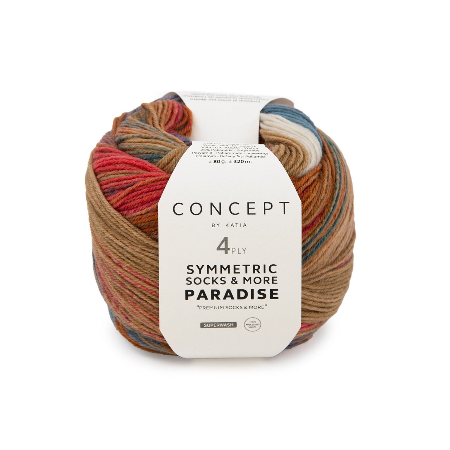 Katia Concept Symmetric Socks & More Paradise