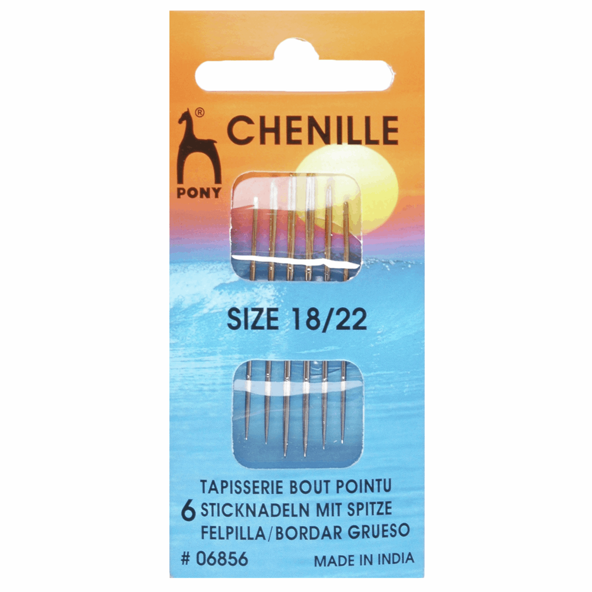 Pony Golden Eye Chenille Needles 18 -22