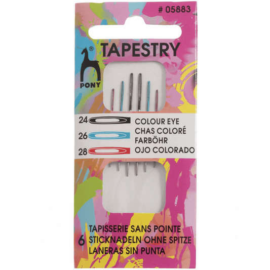 Pony Coloured-eye Tapestry Needles