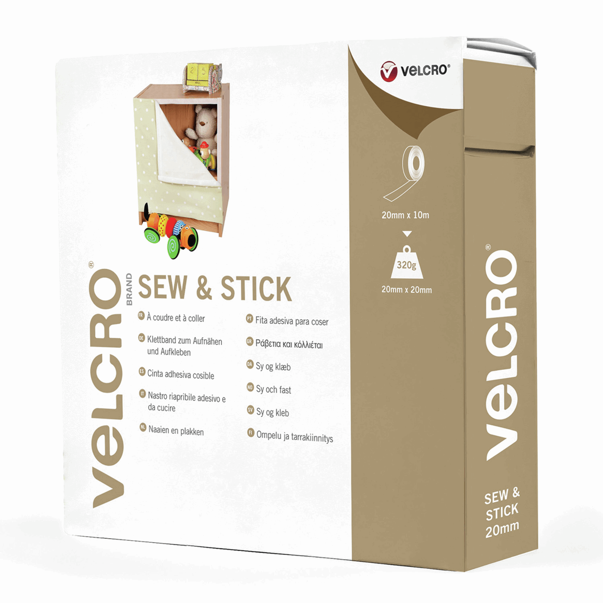 Velcro 20mm - Sew and Stick