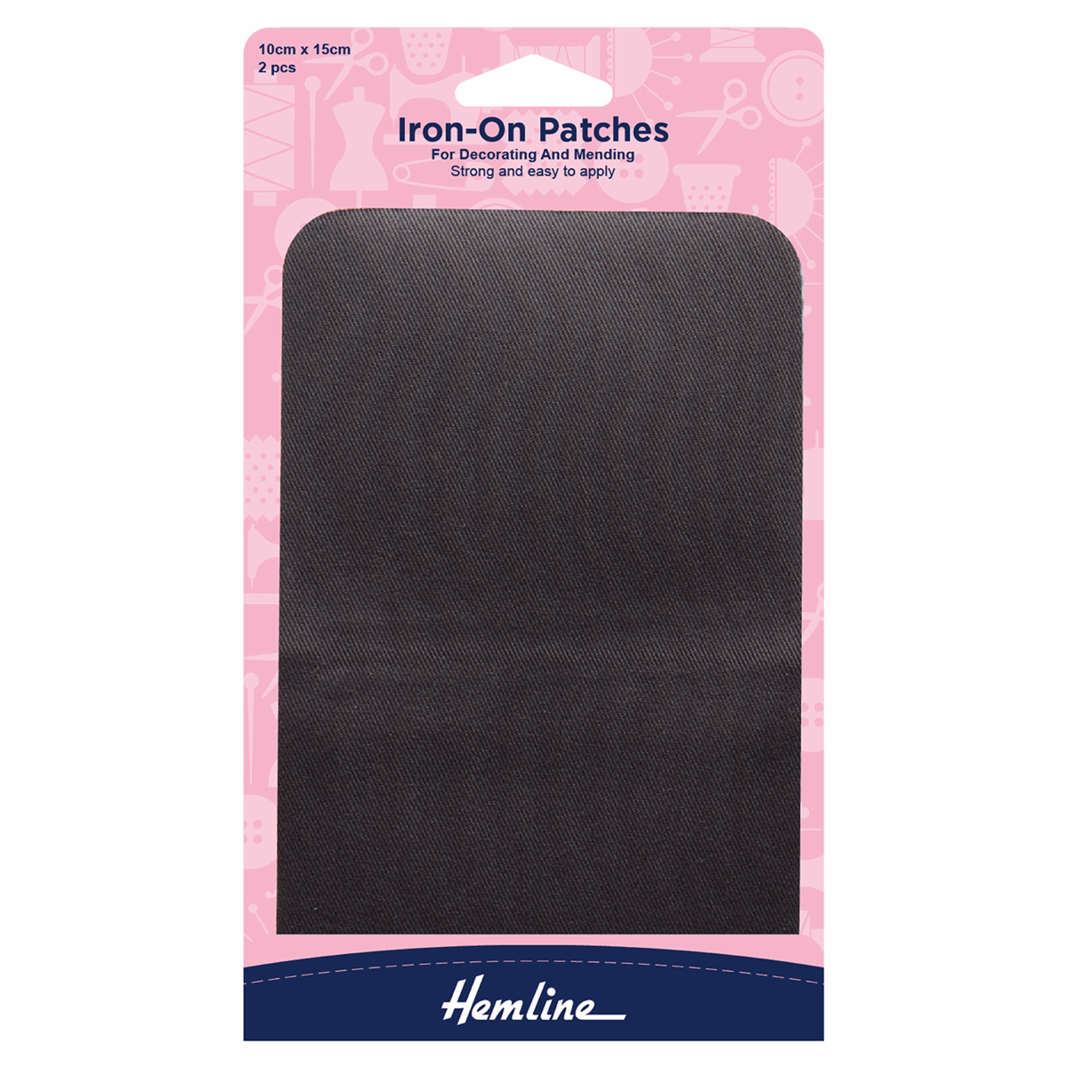 Hemline Iron-On Patches