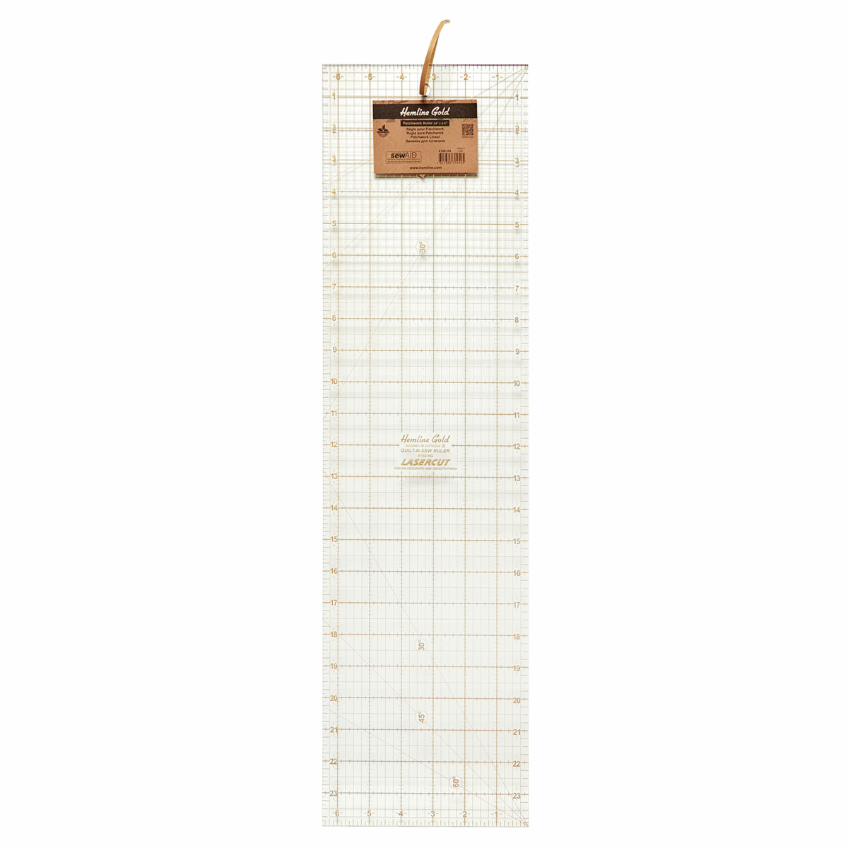 Hemline Gold Quilting Ruler