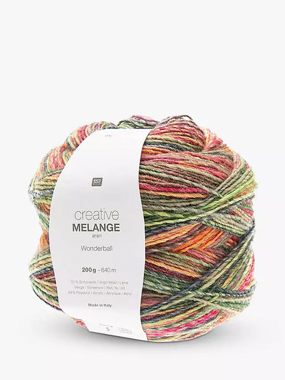 Rico Creative Melange Aran Wonderball