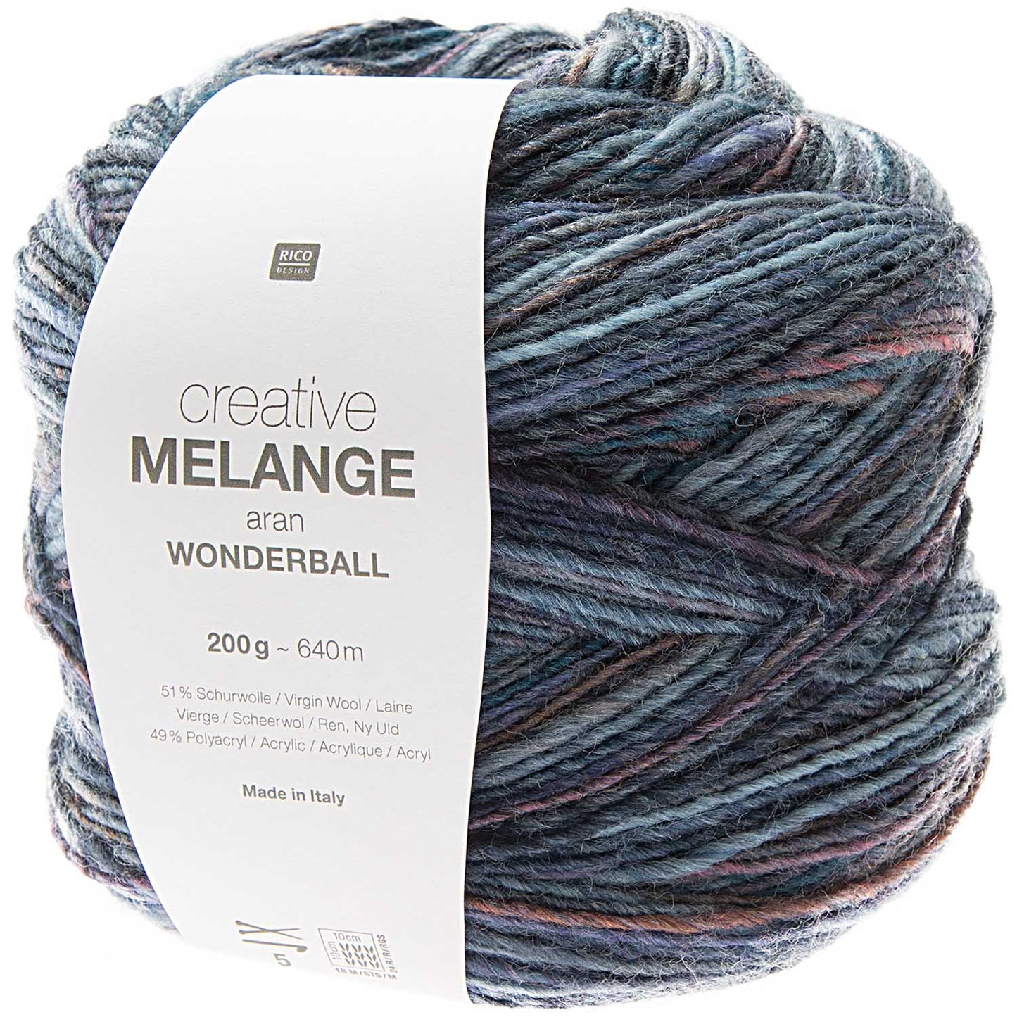 Rico Creative Melange Aran Wonderball