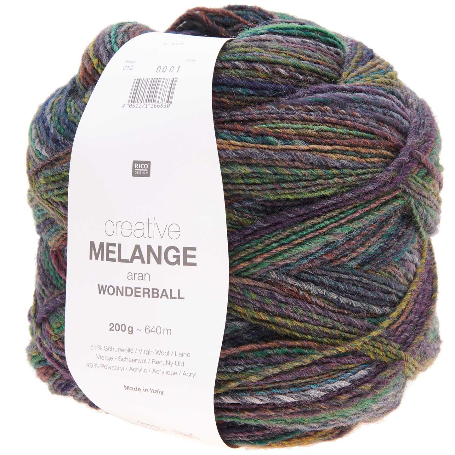 Rico Creative Melange Aran Wonderball