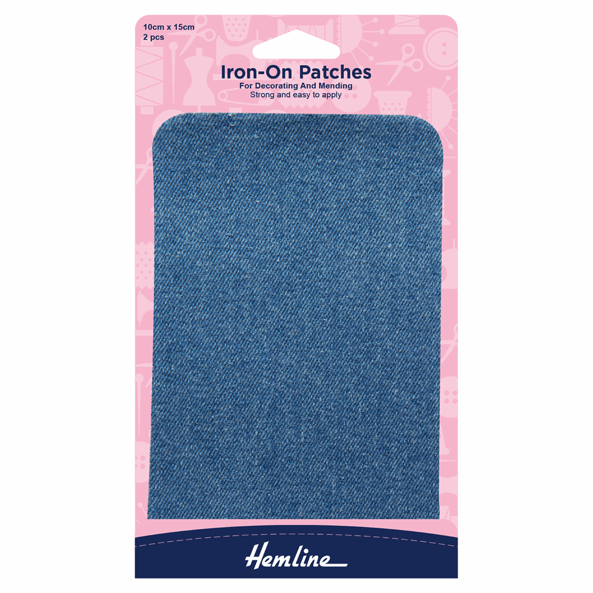 Hemline Iron-On Patches