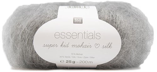 Rico Essentials Super Kid Mohair Loves Silk 7 Black Rico Essentials Super Kid Mohair Loves Silk 7 Black